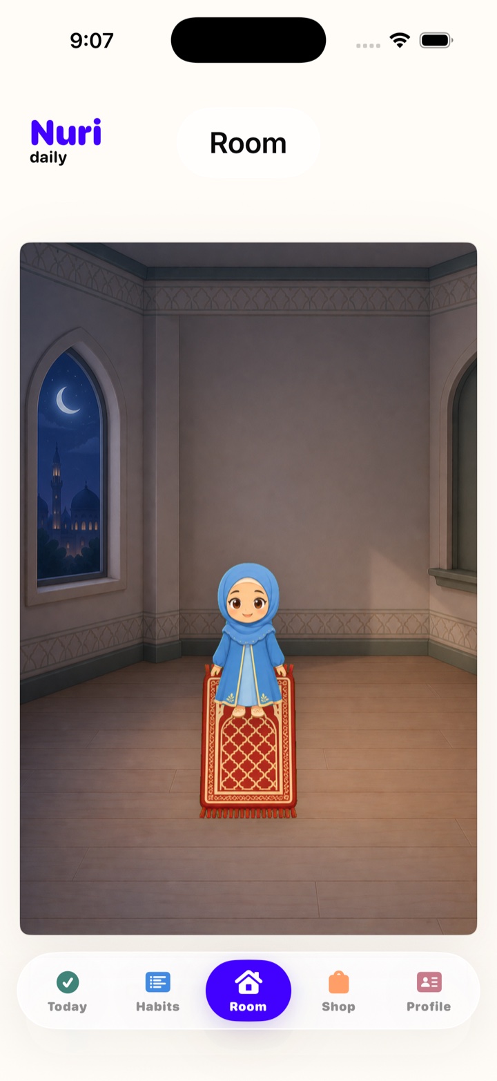 Nuri Room screen